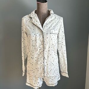 Starry White Pajama Set